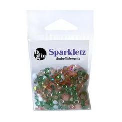 Buttons Galore Sparkletz Cactus Schmucksteine 10 g hellgrün
