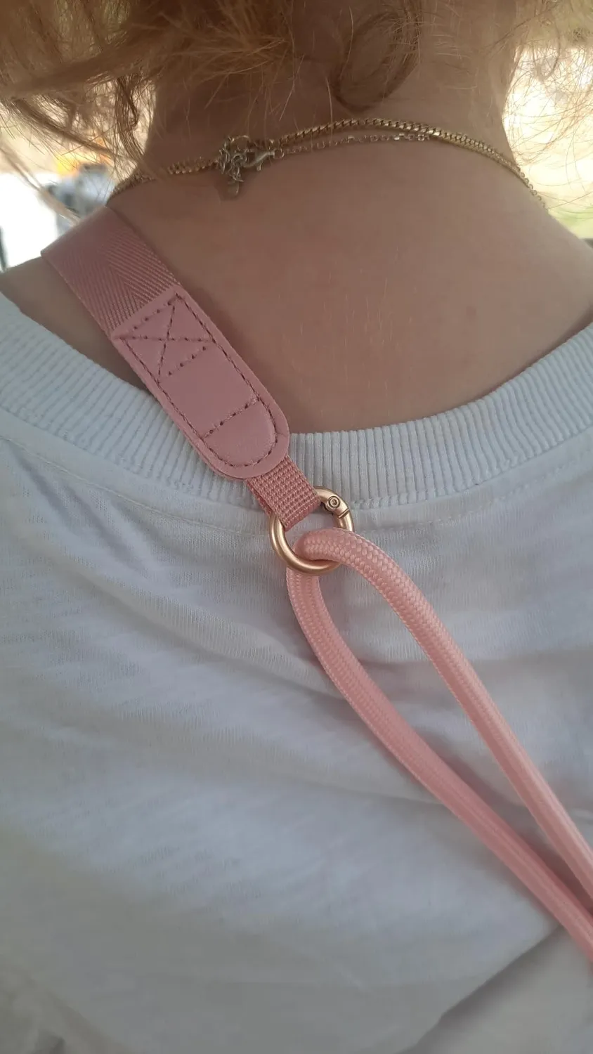 MORSUNBELA Handykette Breit Verstellbar mit Karabiner
