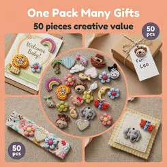 Buttons Galore Zoo Animal Novelty Button Assortment Tierknöpfe 50 Stück