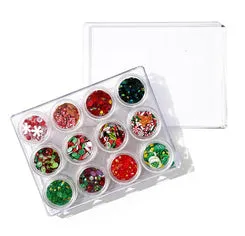 Buttons Galore Holiday Bastelset 12 Dosen Weihnachten
