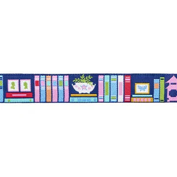Renaissance Ribbon Market Days Bookshelf Treasures Schmuckband 1 Yard Bücher