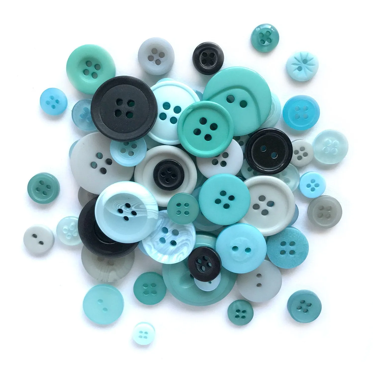 Buttons Galore Knöpfe-Mix im Glas
