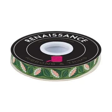 First Day of Fall Bold Flower Band 5/8 Zoll Jacquard