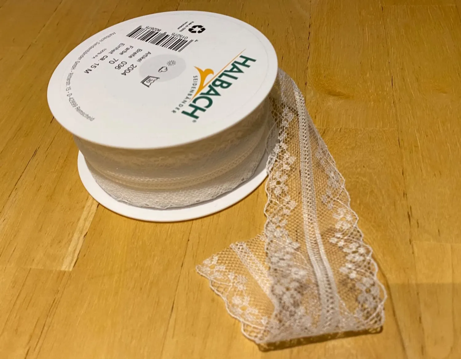 Halbach Spitzenband Vintage Borte Rolle