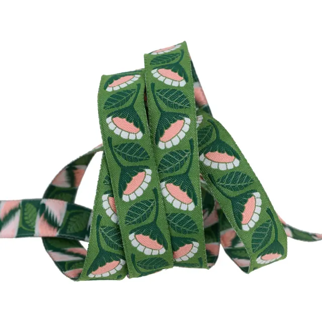 First Day of Fall Bold Flower Band 5/8 Zoll Jacquard