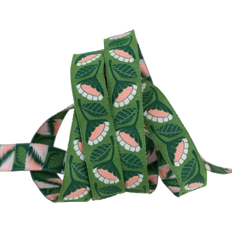 First Day of Fall Bold Flower Band 5/8 Zoll Jacquard