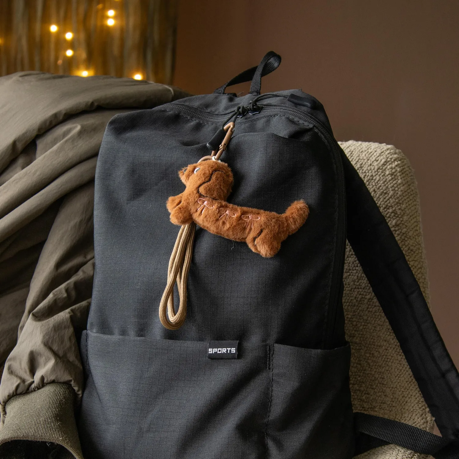 Halbach Schlüsselanhänger Taschenanhänger mit Karabiner
