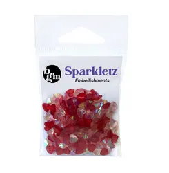 Buttons Galore Sparkletz Love Hearts Strasssteine 6g Herz