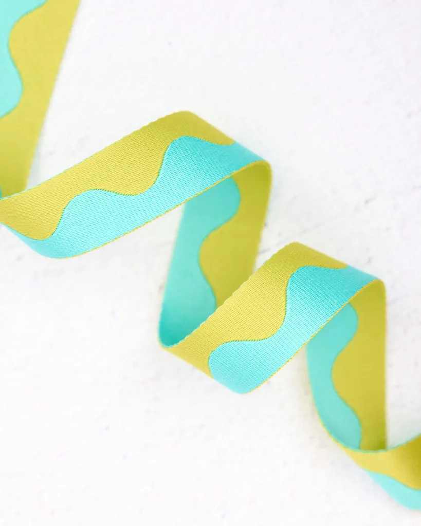 Renaissance Ribbon Wavy Webbing Gurtband Nylon