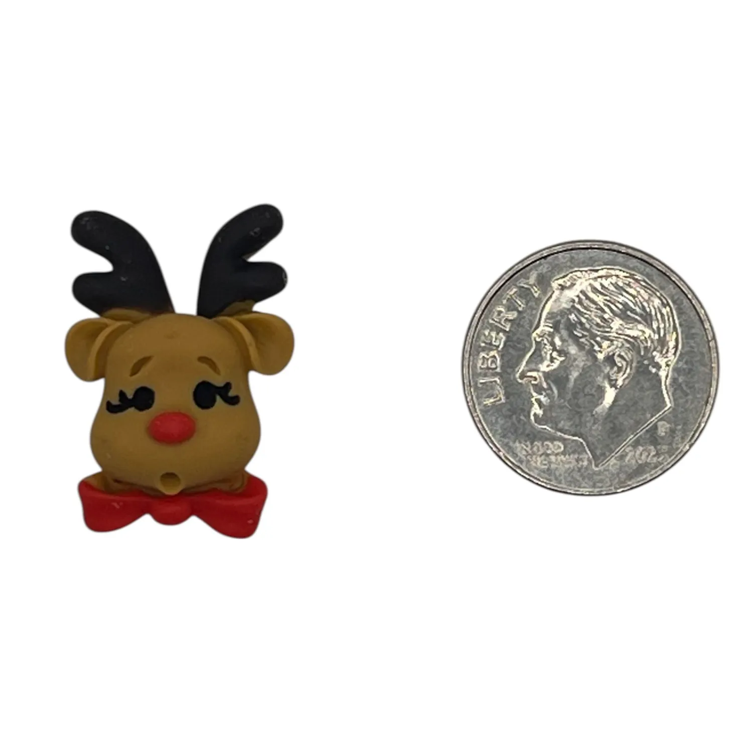 Buttons Galore Reindeer Flatbacks 25er Rentier Schleife