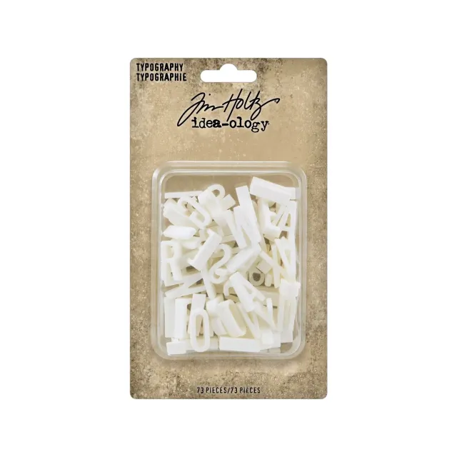 Idea-ology Tim Holtz Typography Basteldeko