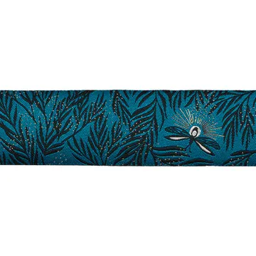 Renaissance Ribbon Sarah Watts Willow Webband Petrol 38mm 1 Yard