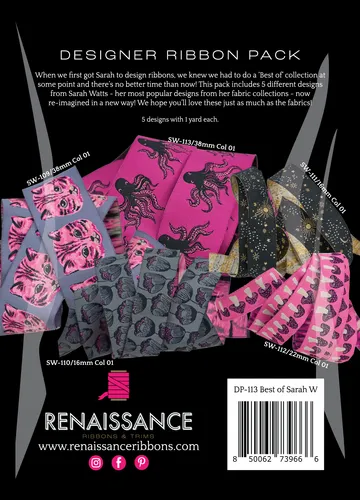 Renaissance Ribbon Best of Sarah Watts Schmuckband-Set 5x1 Yard