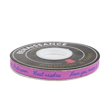 Renaissance Ribbon Salutations Yours Truly Webband 1 Yard
