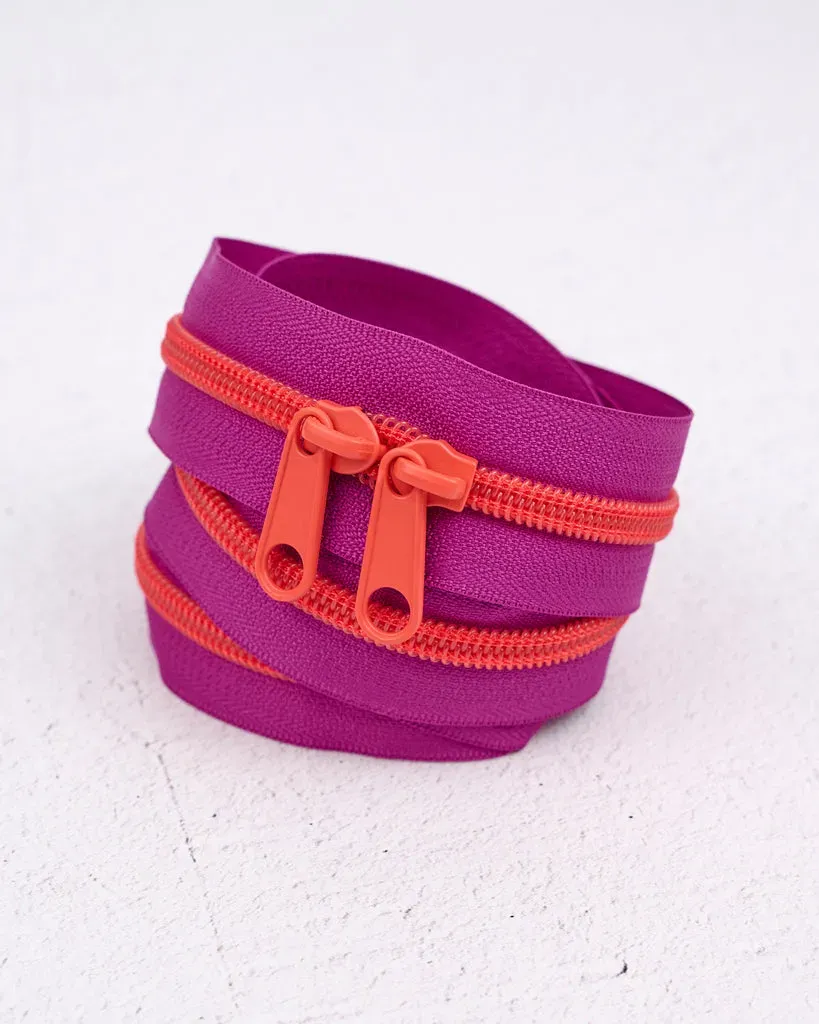 Renaissance Ribbon Grape Slushy Taschenreißverschluss #5 Doppelgleiter