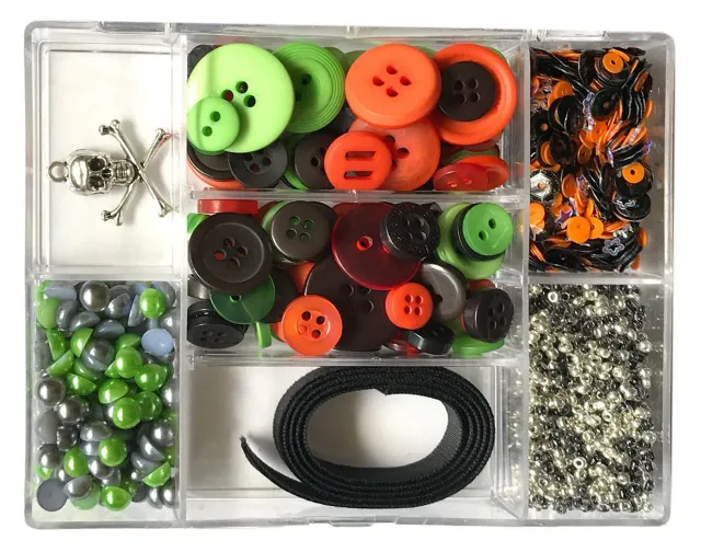 Buttons Galore Halloween Night Knöpfe Set Halloween