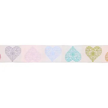 Renaissance Ribbon Enrapture Amour Webband rosa 22 mm 1 Yard