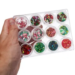 Buttons Galore Holiday Bastelset 12 Dosen Weihnachten