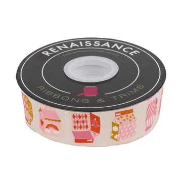 Renaissance Ribbon Best of Melody Juice Boxes Webband 38mm 1 Yard