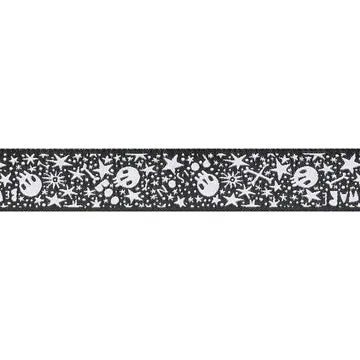 Renaissance Ribbon Witchy Ways Skelly Stars Bones Band 22mm 1 Yard Halloween