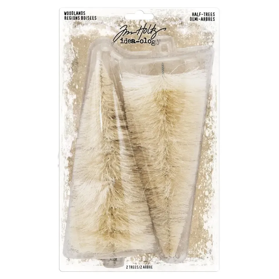 Idea-ology Tim Holtz Woodland Half Trees Bastelbäume