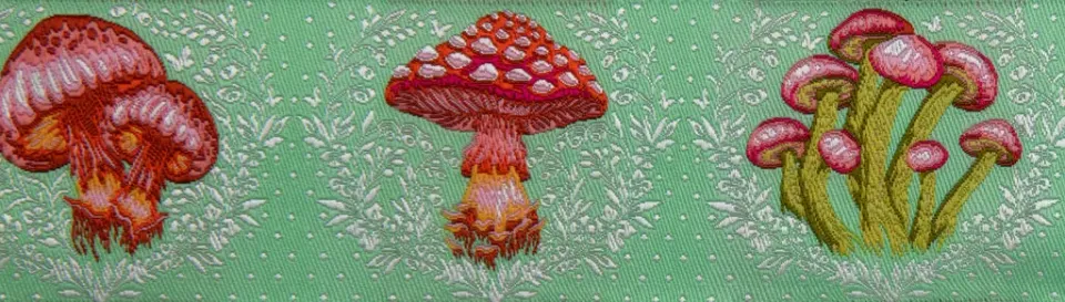 Renaissance Ribbon Down to Earth Morel Support Band 1 Yard