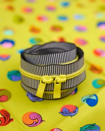 Renaissance Ribbons Glow Stick Handtaschen-Reißverschluss Doppelschieber