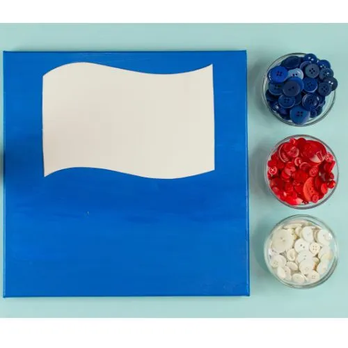 Buttons Galore American Flag Bastelset US-Fahne 8x10