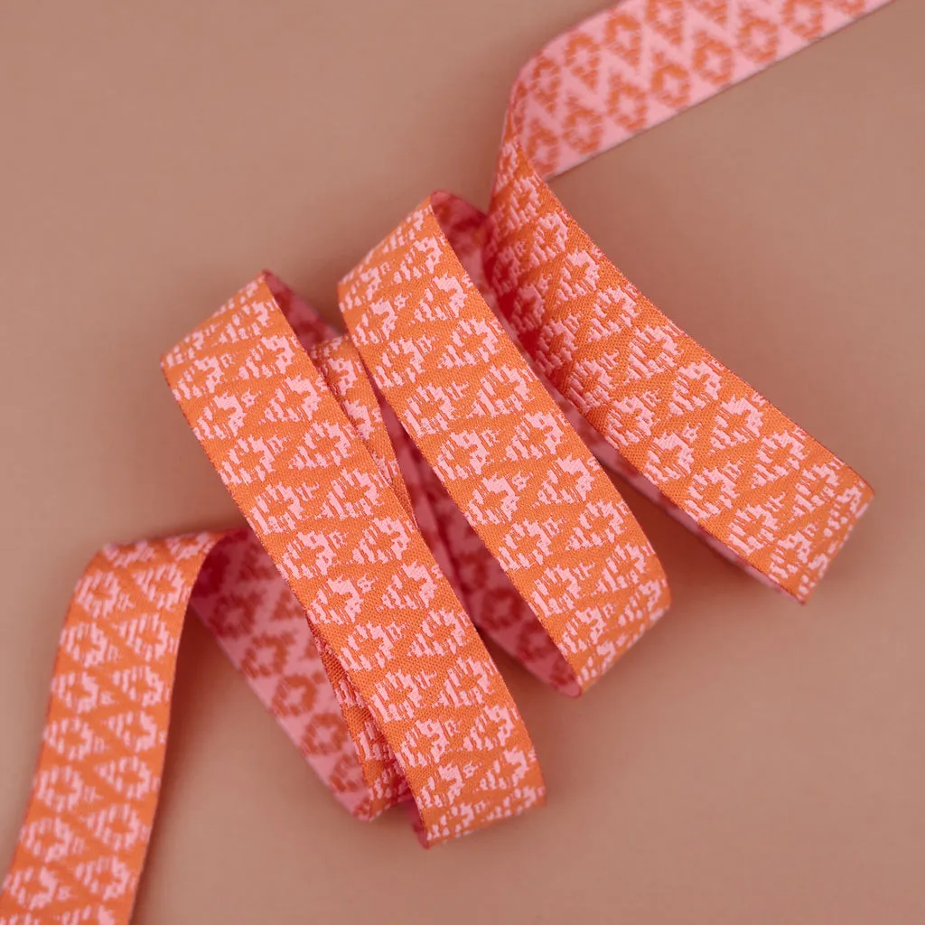 Renaissance Ribbon Paradise Garden Mini Ikat Webband 22mm 1 Yard