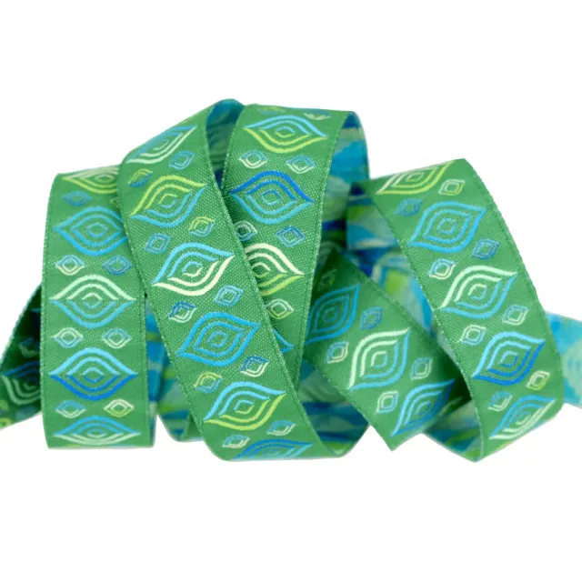 Renaissance Ribbon Soda Pop Groovy Schmuckband 1 Yard Grün