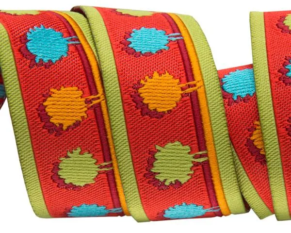 Renaissance Ribbon Pompons Borte 7/8" 1 Yard bunt