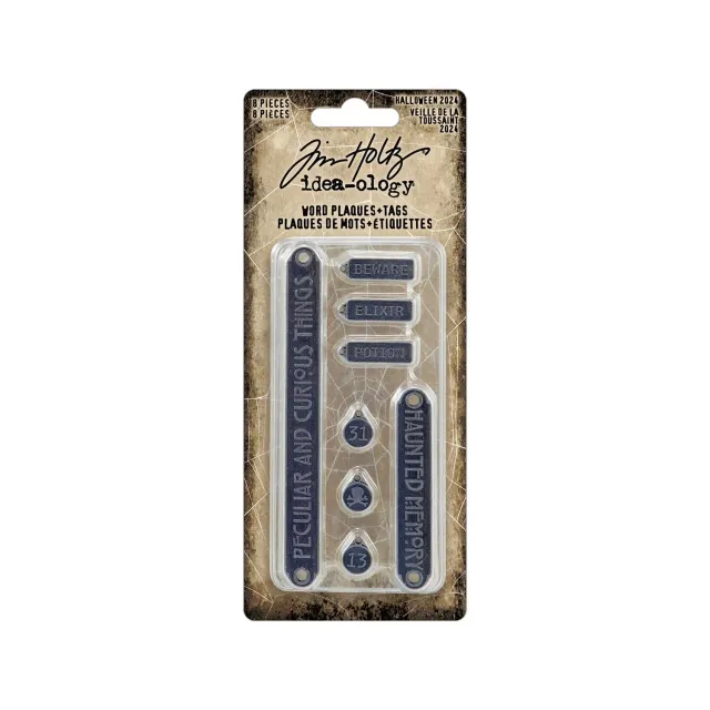 Idea-ology Tim Holtz Word Plaques Tags Anhänger