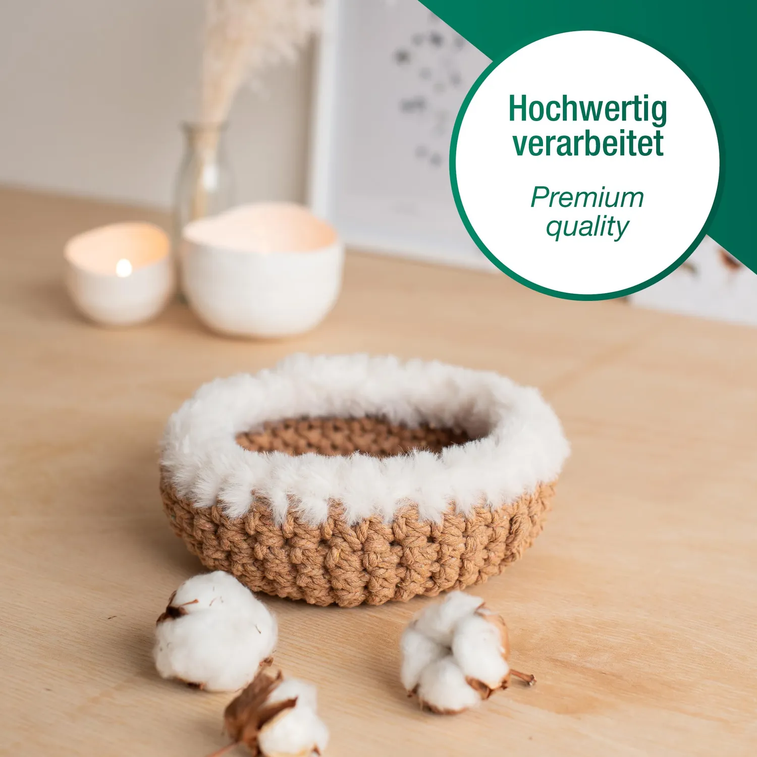 Halbach Kunstfell-Schnur Kuschelwolle 50g Strickwolle