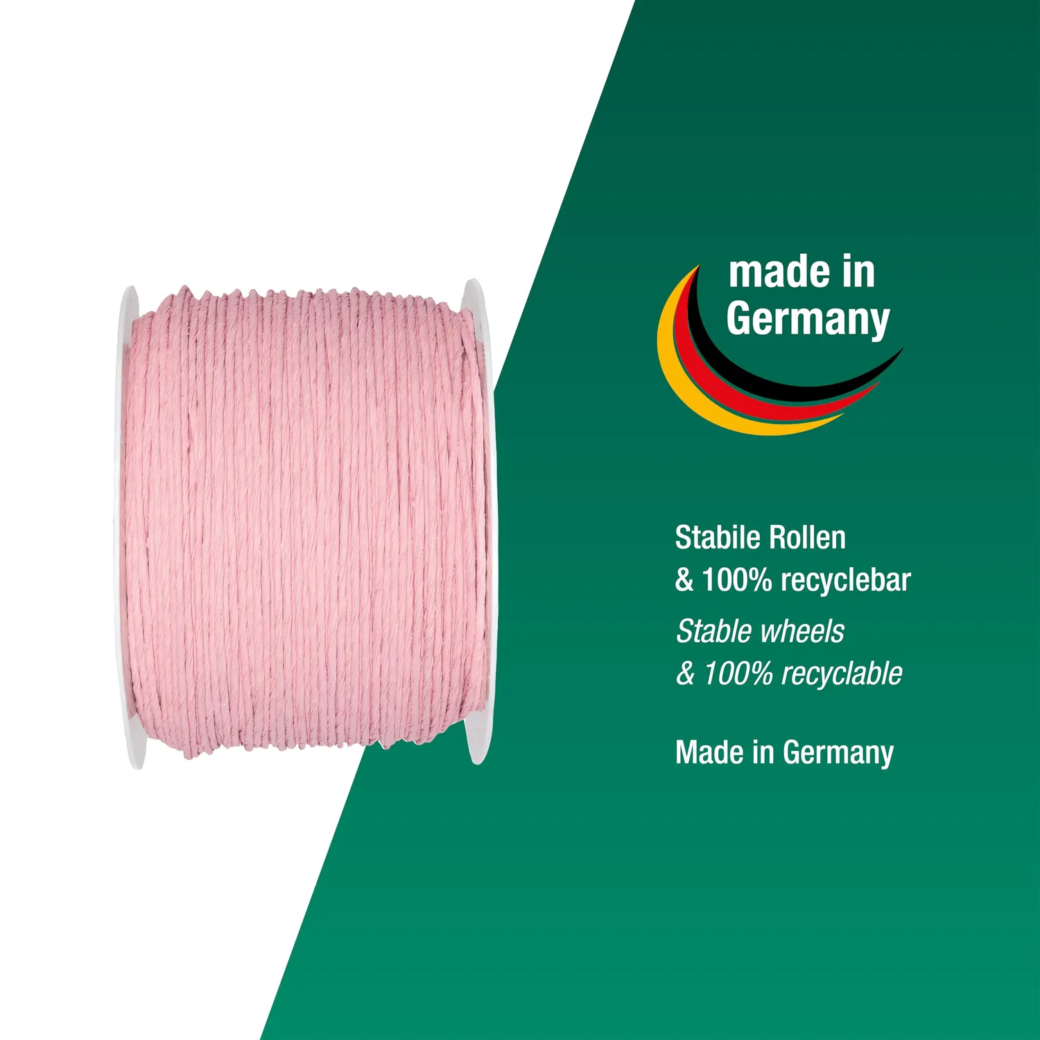 Halbach Papierdraht 2 mm x 100 m Bindedraht