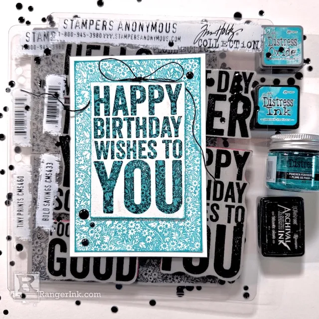 Idea-ology Tim Holtz Mini Distress Ink Storage Tin Aufbewahrungsdose