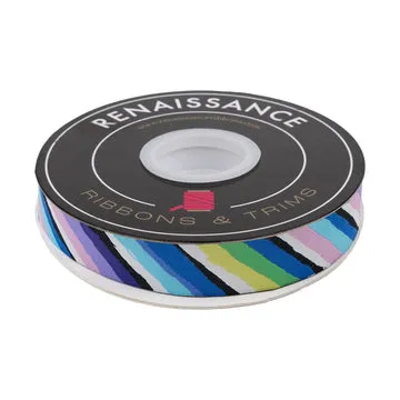 Renaissance Ribbon Kaffe Classics Stripe Webband 22mm 1 Yard