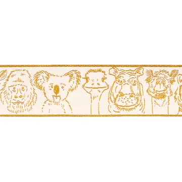 Renaissance Ribbon Animal Kingdom Webband 38mm 1 Yard Tiere
