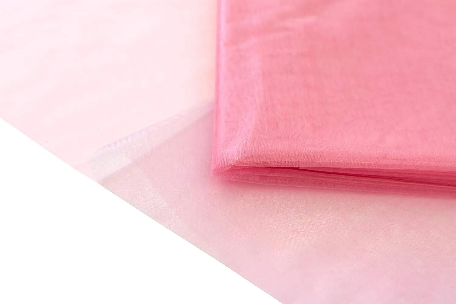 Creativery 10 Meter Organza Stoff 150 cm Nylon
