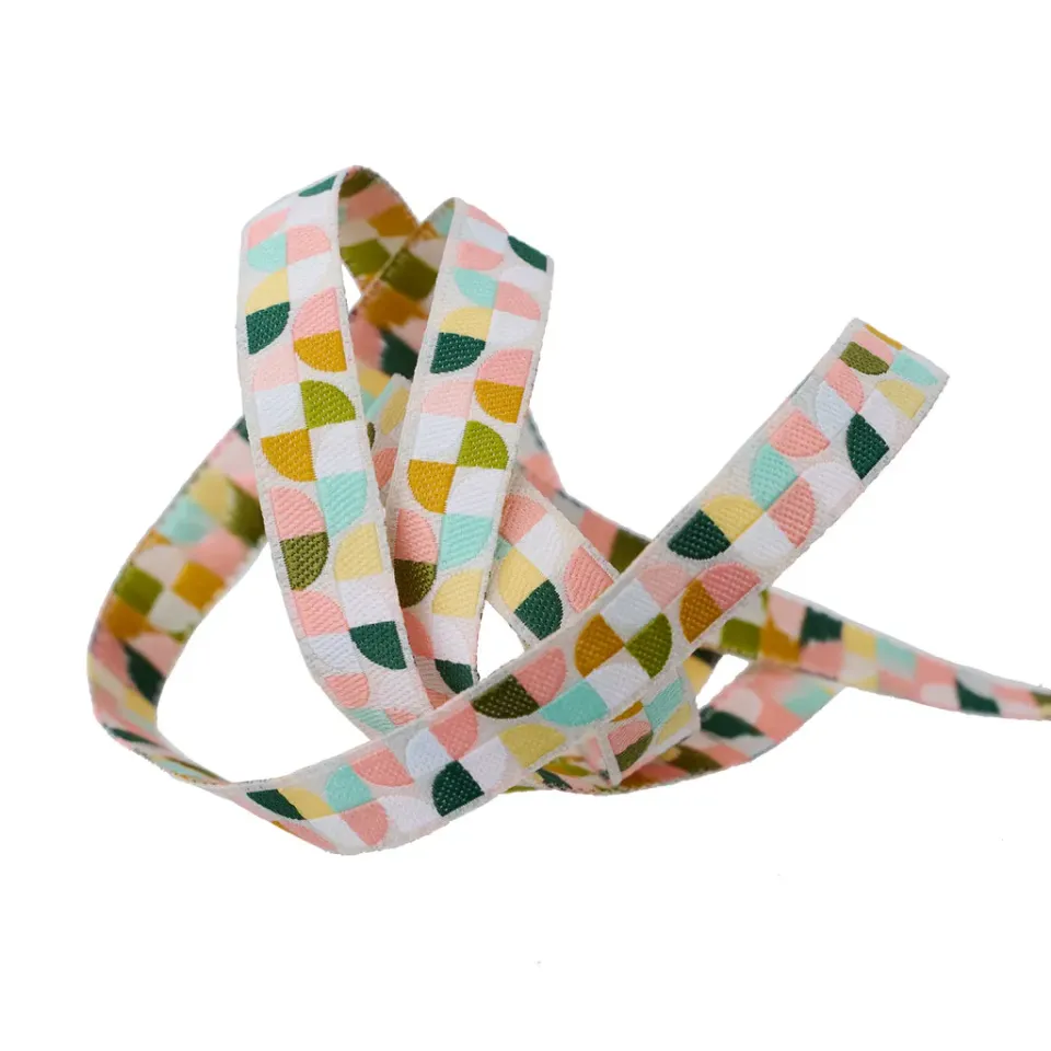 Renaissance Ribbon Savannah Deco Multi Schmuckband 1 Yard geometrisch