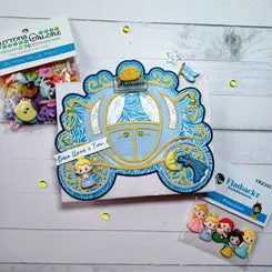 Buttons Galore Princesses Flatbackz Bastelsteine 5er-Set