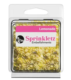 Buttons Galore Sprinkletz Lemonade Streudeko Zitronen 12 g