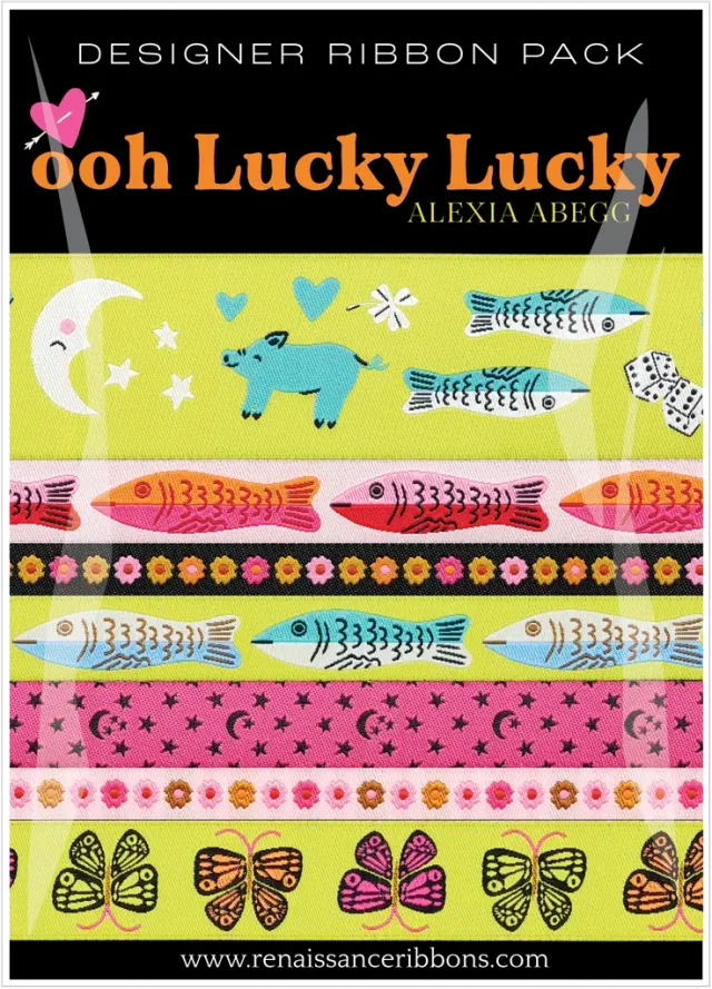 Renaissance Ribbon Ooh Lucky Lucky Schmuckband Set 7 Bänder je 1 Yard