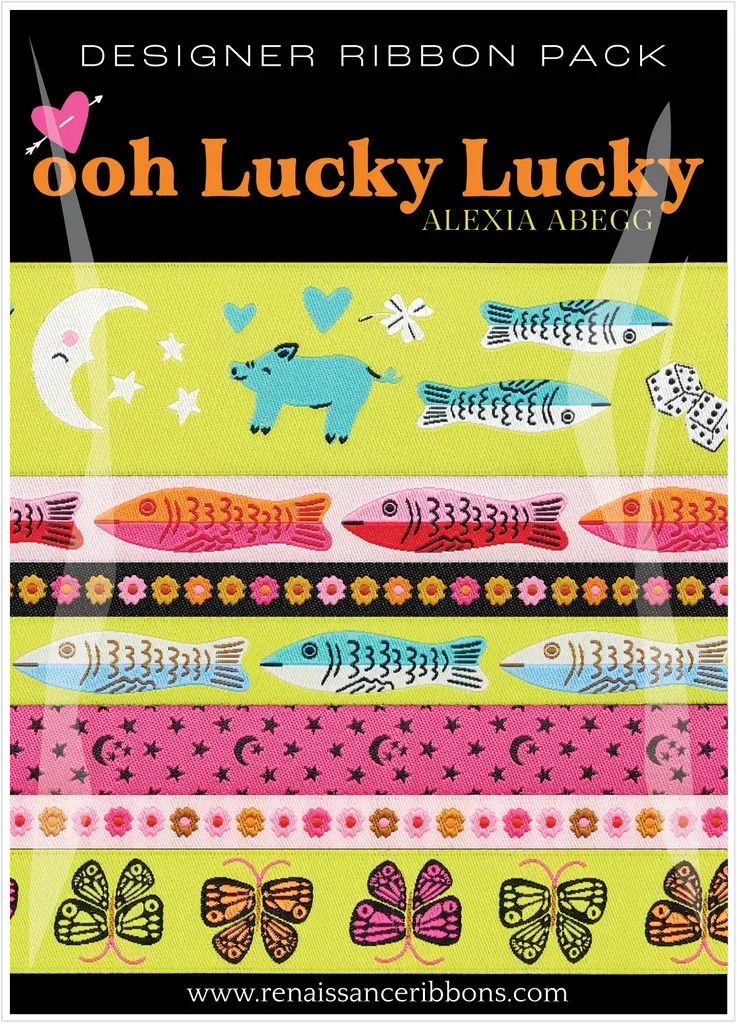 Renaissance Ribbon Ooh Lucky Lucky Schmuckband Set 7 Bänder je 1 Yard