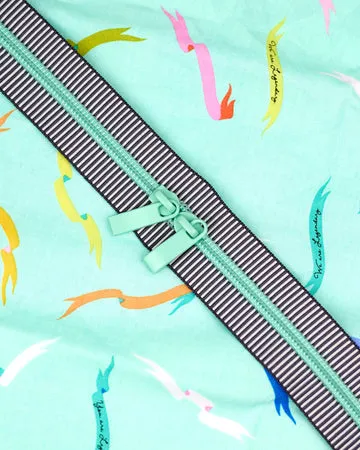 Renaissance Ribbon Mint Julep #5 Handtaschen-Reißverschluss