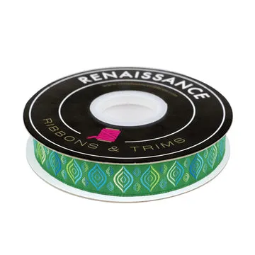 Renaissance Ribbon Soda Pop Groovy Schmuckband 1 Yard Grün