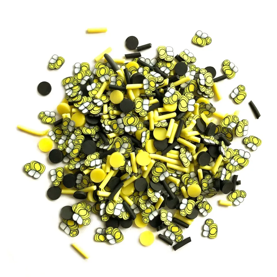 Buttons Galore Sprinkletz Bumble Bees Bastelstreu 12g Bienen