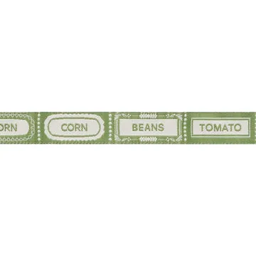 Renaissance Ribbon Canning Labels Jacquardband 1 Yard Polyester