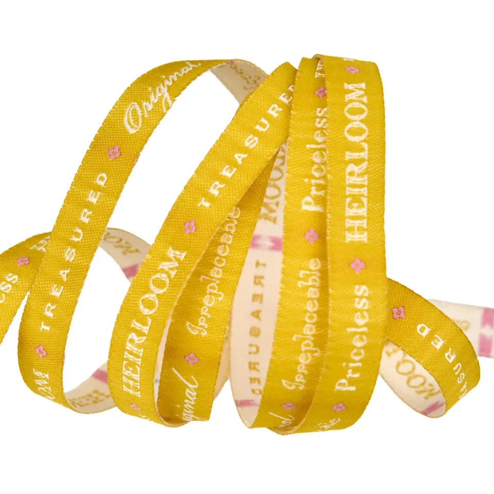 Renaissance Ribbon Market Days Priceless Schmuckband Gold 1 Yard