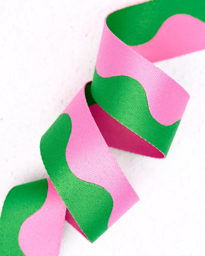 Renaissance Ribbon Wavy Webbing Gurtband Nylon