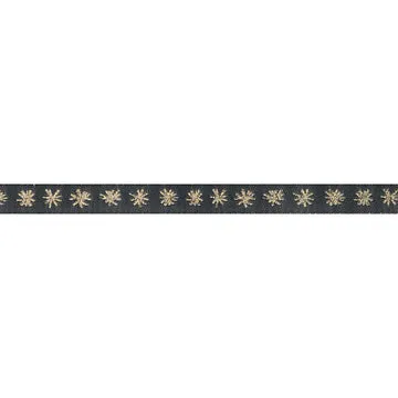 Renaissance Ribbon Farmhouse Christmas Gold Tinsel Band 3/8 Zoll